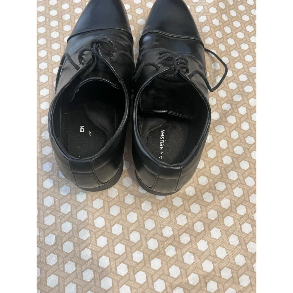 Mens Black Van-Heusen Dress Shoes Size‎ 9.5M Turk